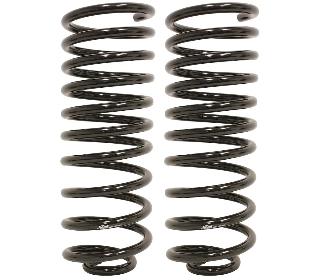 CS-DMRC-14-R1 – CARLI SUSPEN Coil Spring, 1/2 To 1 Inch Lift Powder Coated Black Set Of 2
